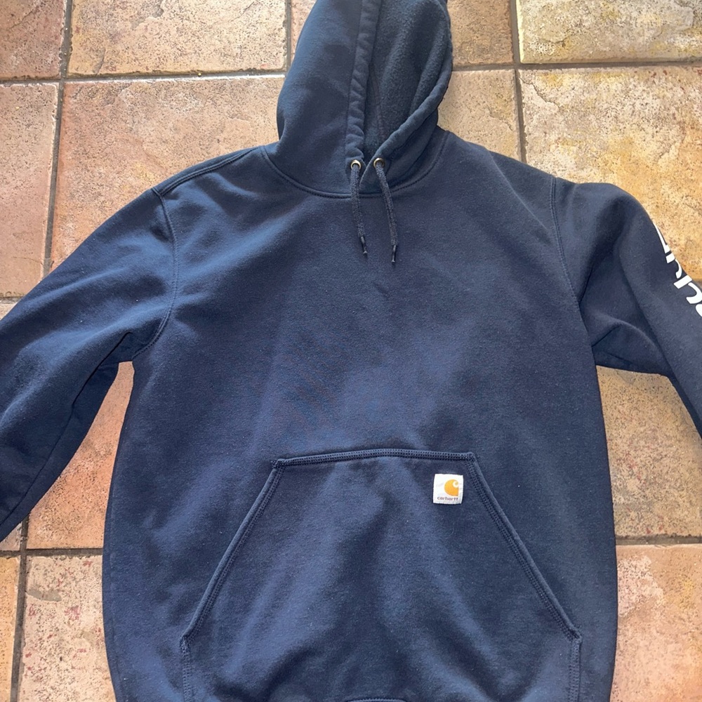 Carhartt Blue Sweater Durable Pullover